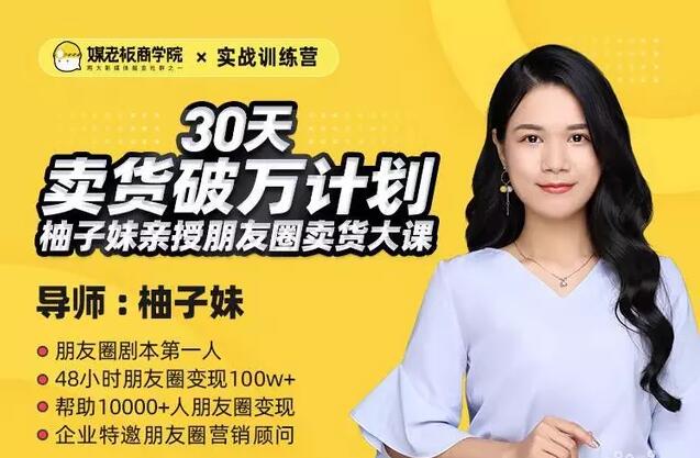 实战训练营：30天卖货破万计划