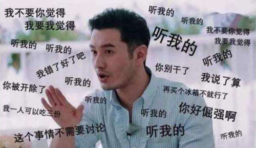 “我不要你觉得，我要我觉得”是什么意思？