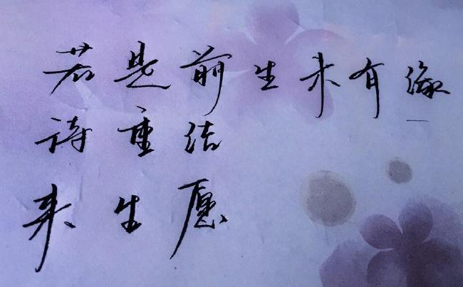 “若是前生未有缘，待重结、来生愿”是什么意思？(图1)