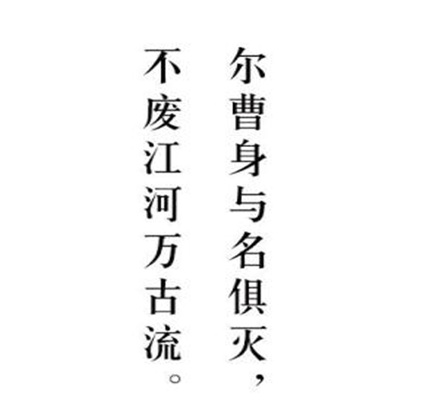 “尔曹身与名俱灭，不废江河万古流”是什么意思？