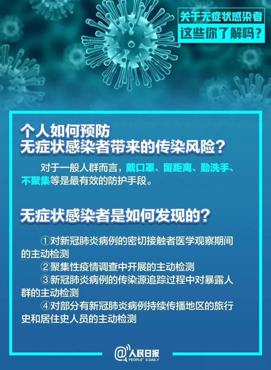 “无症状感染者”是什么意思？